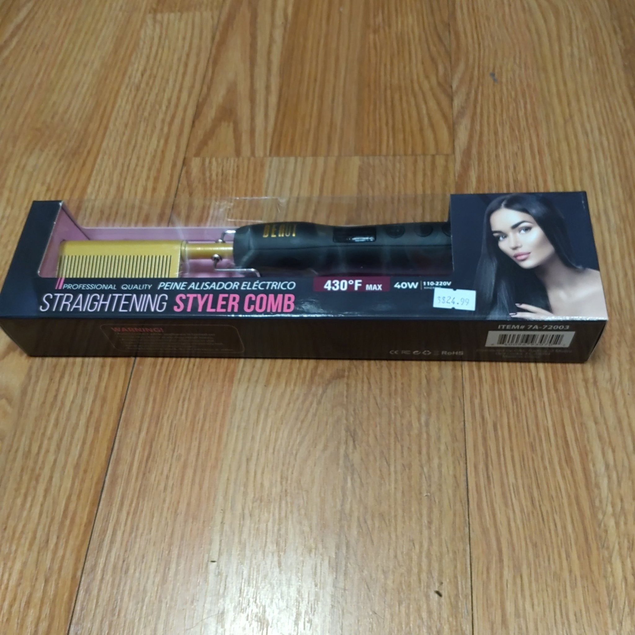Beaut Electric Straightening Hot Comb Hair Straightener