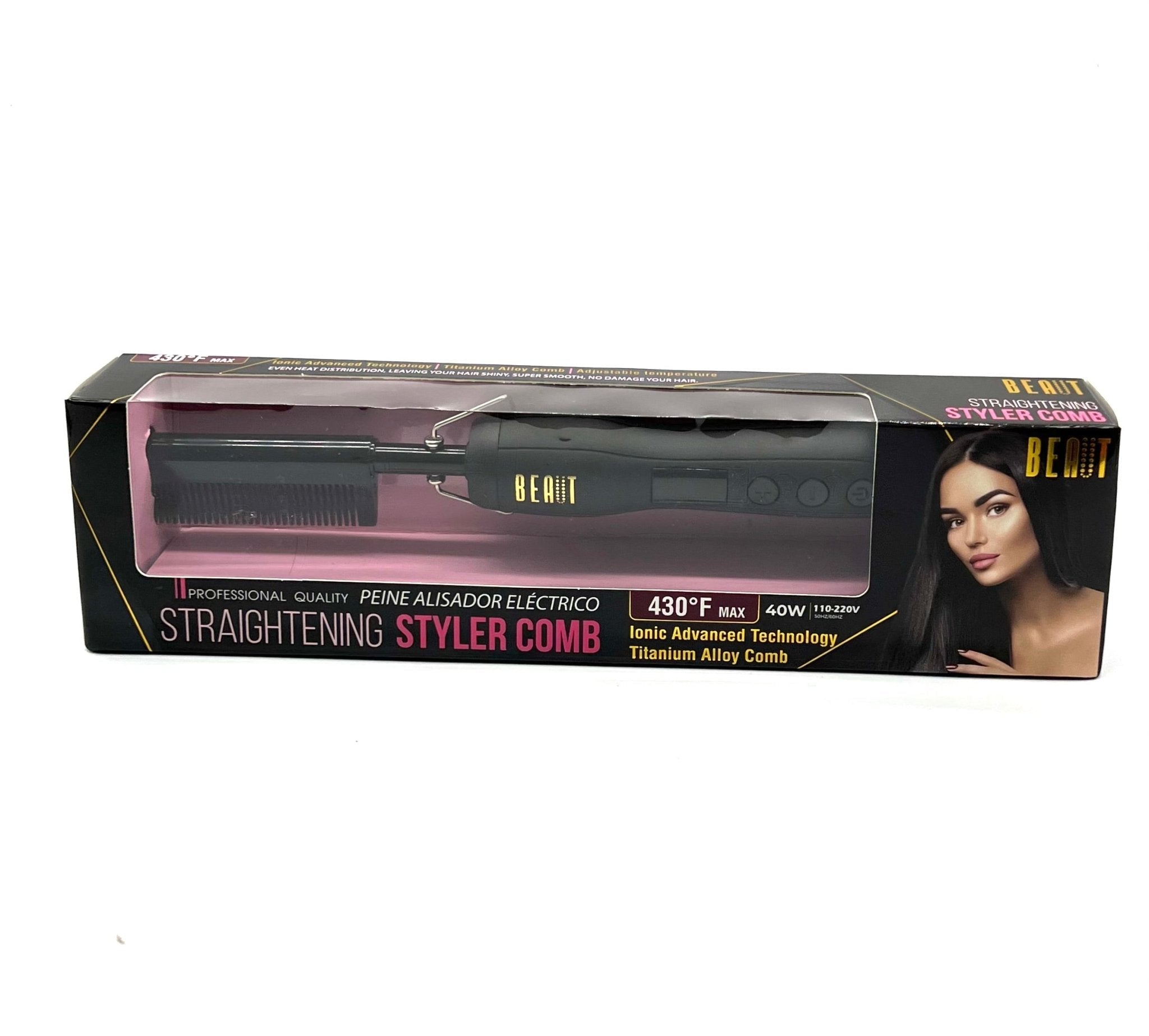 Beaut Straightening Styler Comb 430°F Max