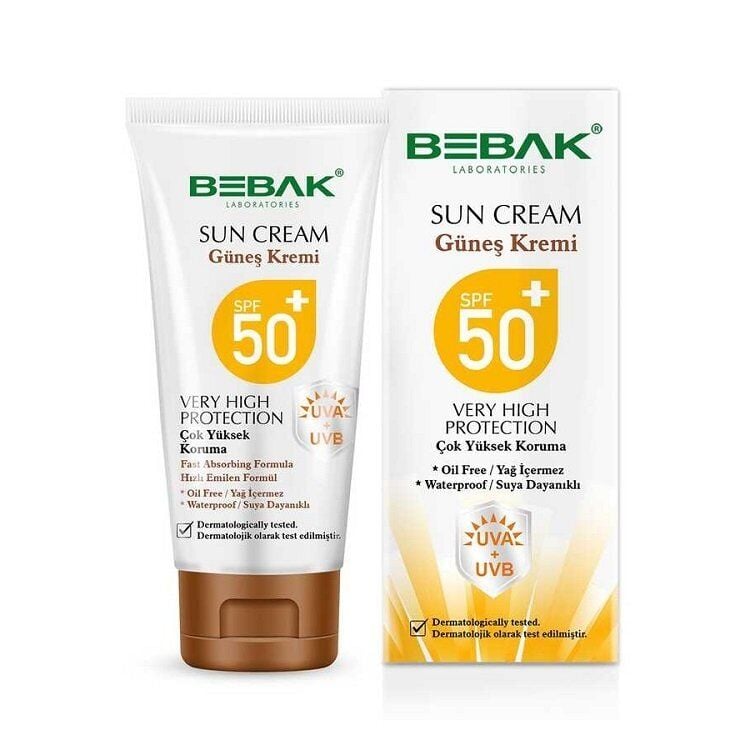 Bebak Sun Moisturizing Cream SPF 50 Hydrating Formula 75ml