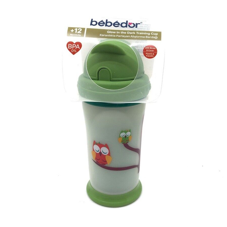 Bebedor Glow in the Dark Straw Cup for Toddlers 240ml