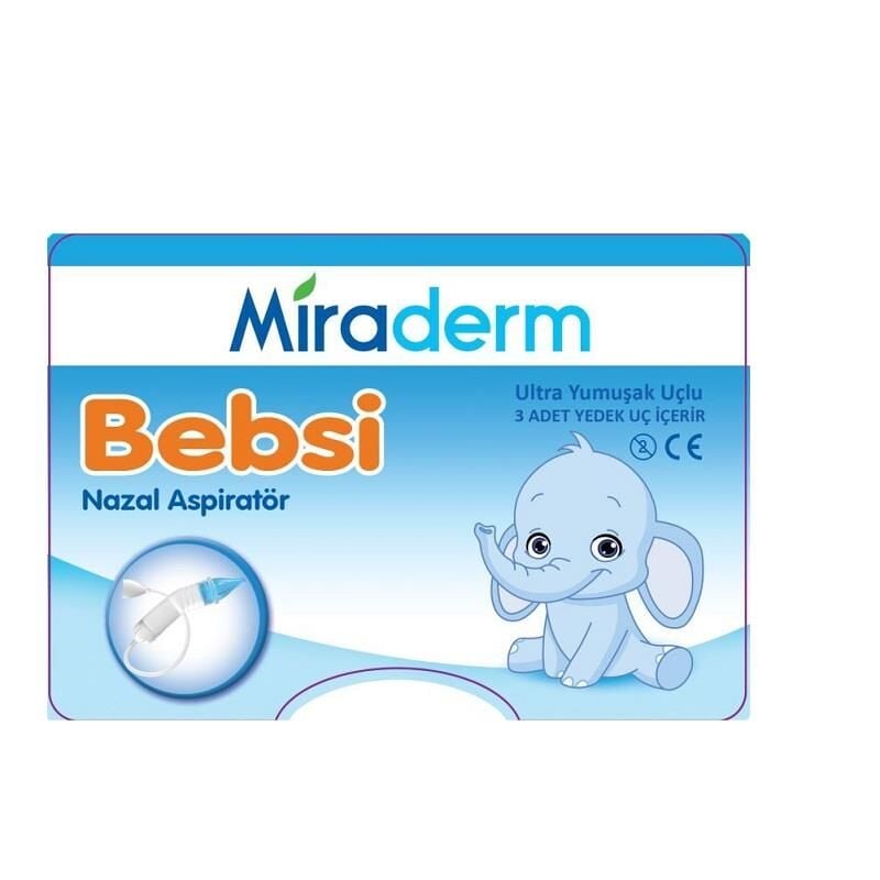 Bebsi Nasal Aspirator with 3 Replacement Tips 1 Pack