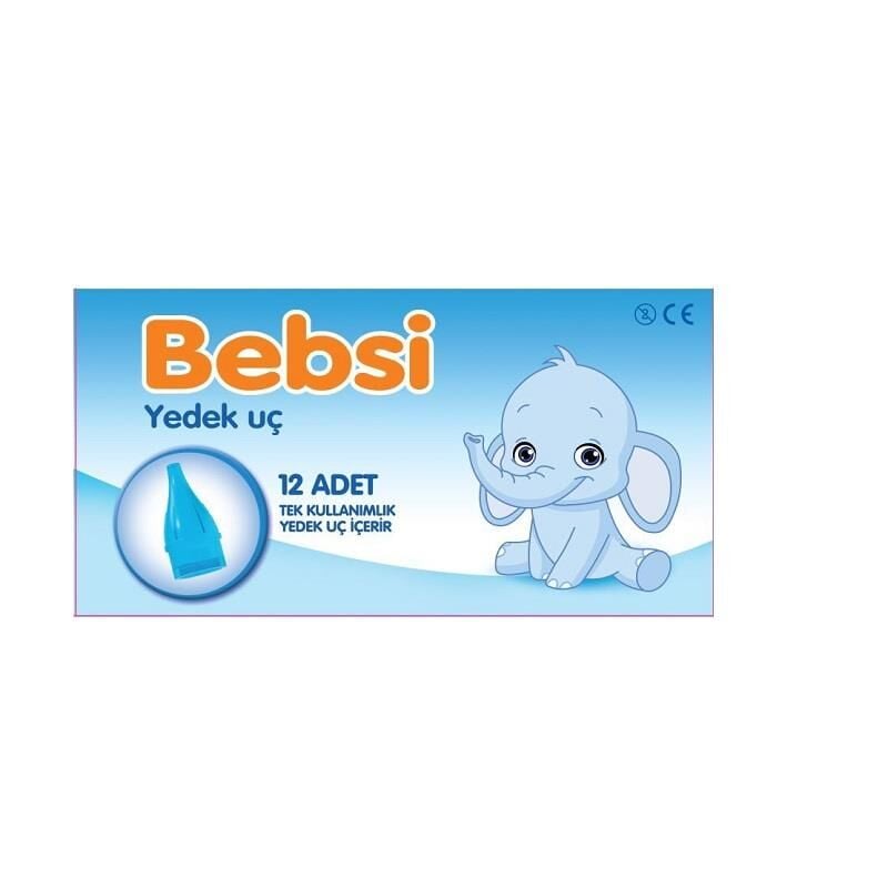 Miraderm Bebsi Nasal Aspirator Replacement Tips 12 Count