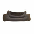 Bedspet Indoor Dog Bed Large Grey Comfort Cushion 100x80 cm
