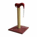Bedspet Slim Cat Scratching Post Durable Sisal 50cm Burgundy