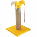 Bedspet Cat Scratching Post Durable Sisal Surface Yellow 70cm