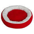Bedspet Donut Pet Bed for Cats & Small Dogs Red & White