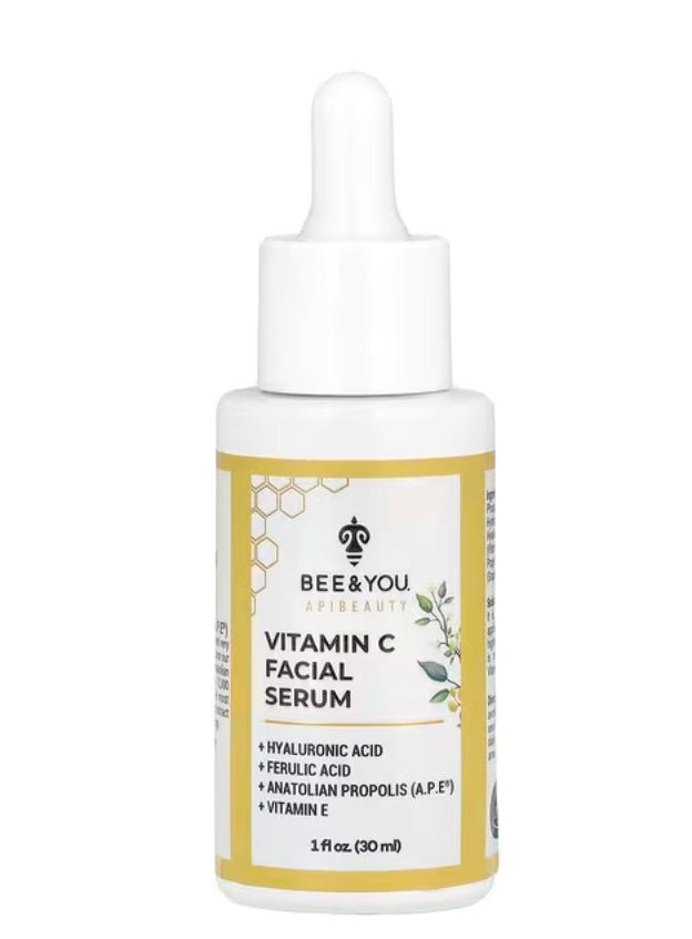 Bee & You Vitamin C Face Serum Facial Skin Care, 1 oz
