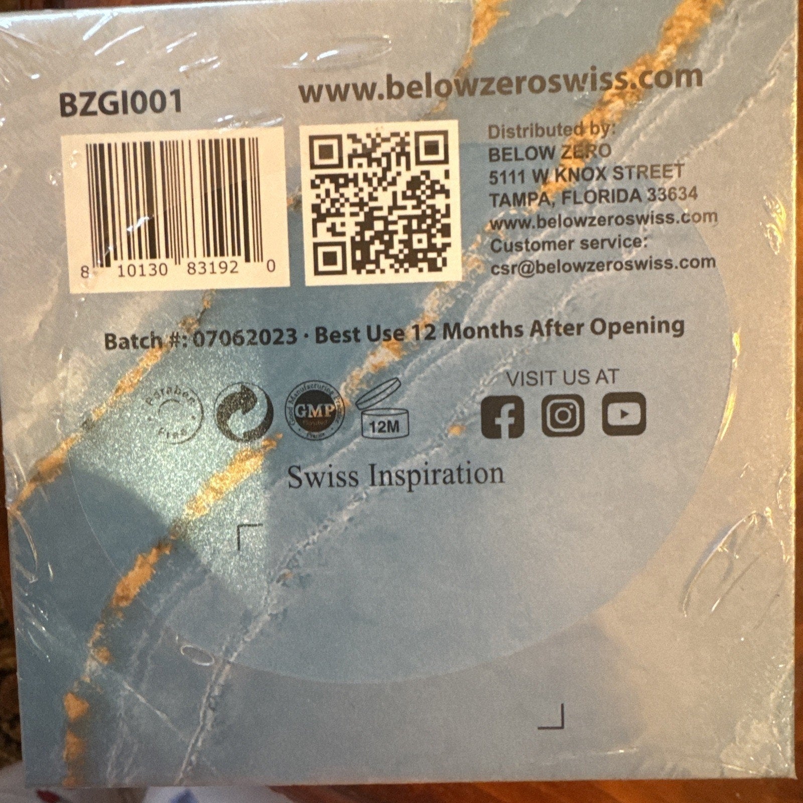 Below Zero Swiss Science Age-Defying Cooling Cream 1.7 fl oz