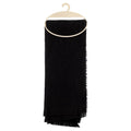 Eklips Plain Black Scarf
