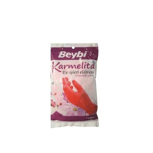 Beybi Karmelita Household Gloves Extra Thick Size 7.5