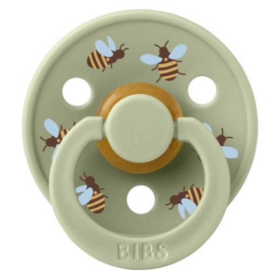 Bibs Studio Colour Bumblebee Friends Pacifier Sage Size 2 6+ Months