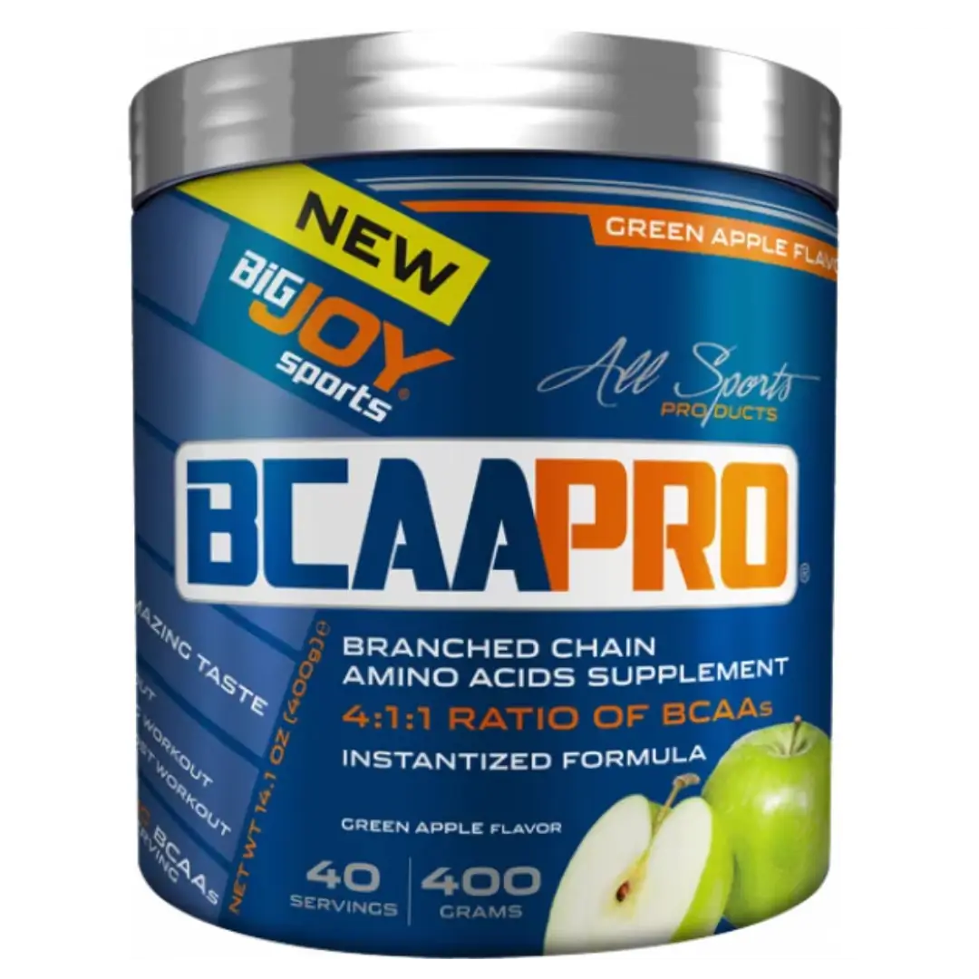 Bigjoy Sports BCAAPro 4:1:1 Green Apple Amino Acid Powder 400g