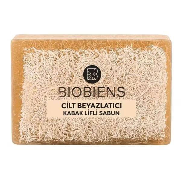 Biobiens Skin Brightening Loofah Soap for Radiant Tone 100g