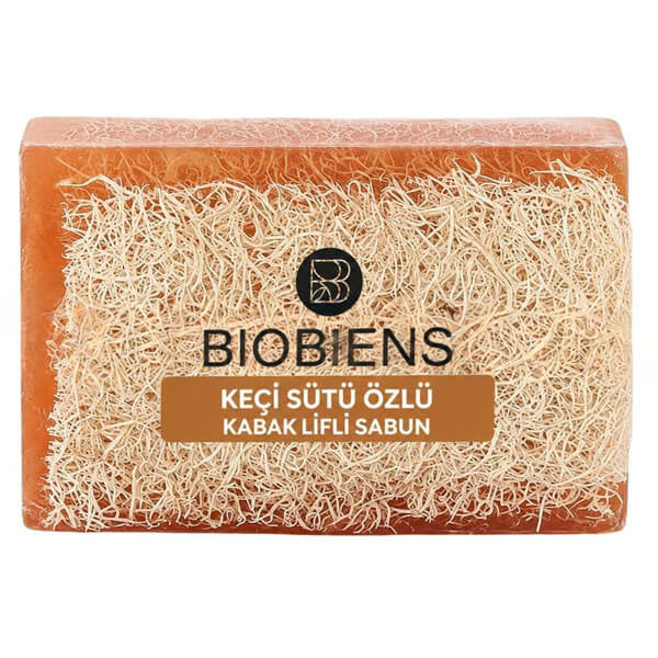 Biobiens Goat Milk Fiber Soap for Gentle Exfoliation 120g