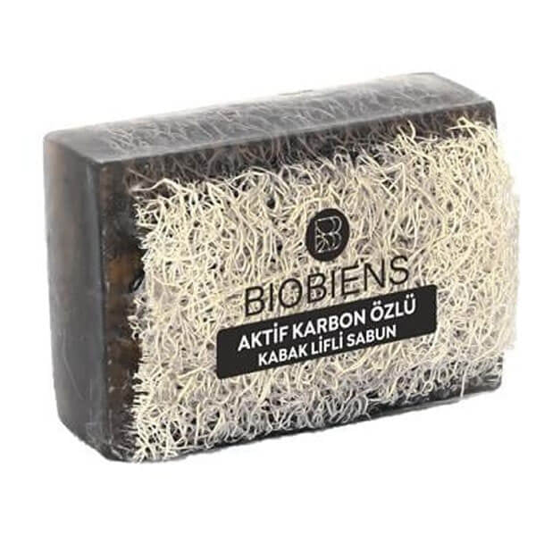 Biobiens Active Charcoal Fiber Soap for Deep Cleansing 100g
