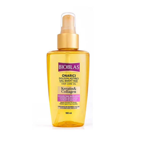 Bioblas Keratin & Collagen Plumping Hair Oil 100 ml