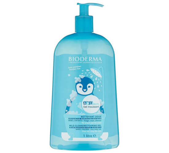 Bioderma ABCDerm Foaming Cleanser Gentle Baby Wash 1000ml