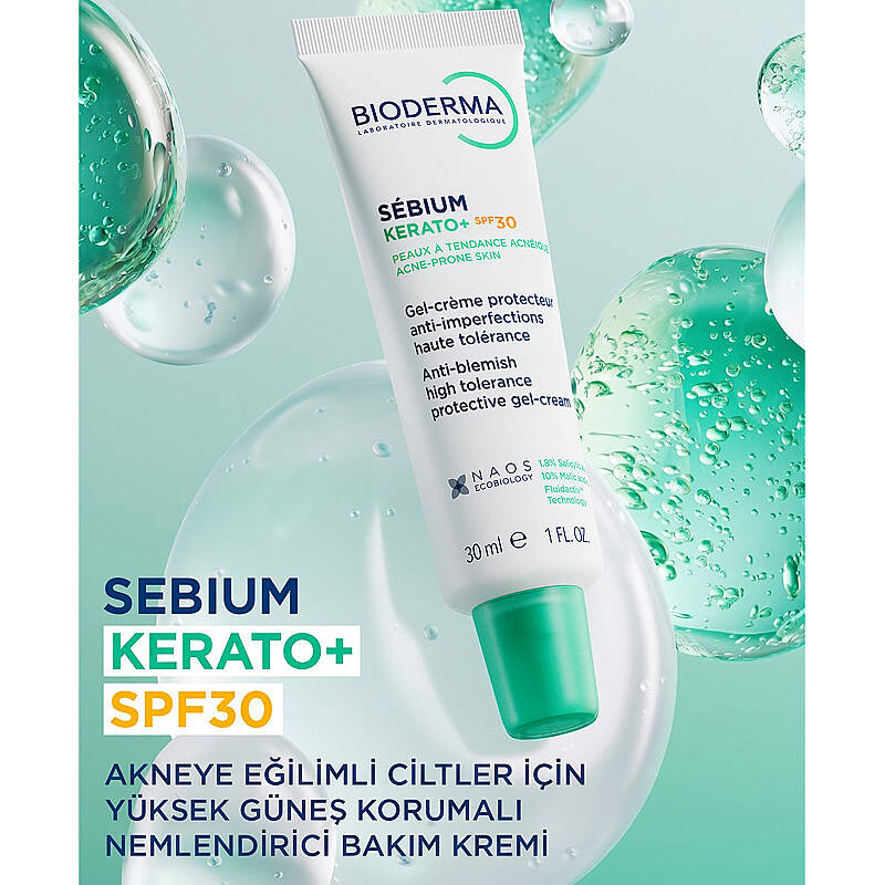 Bioderma Sebium Kerato+ SPF30 Blemish-Prone Skin Gel-Cream 30 ml