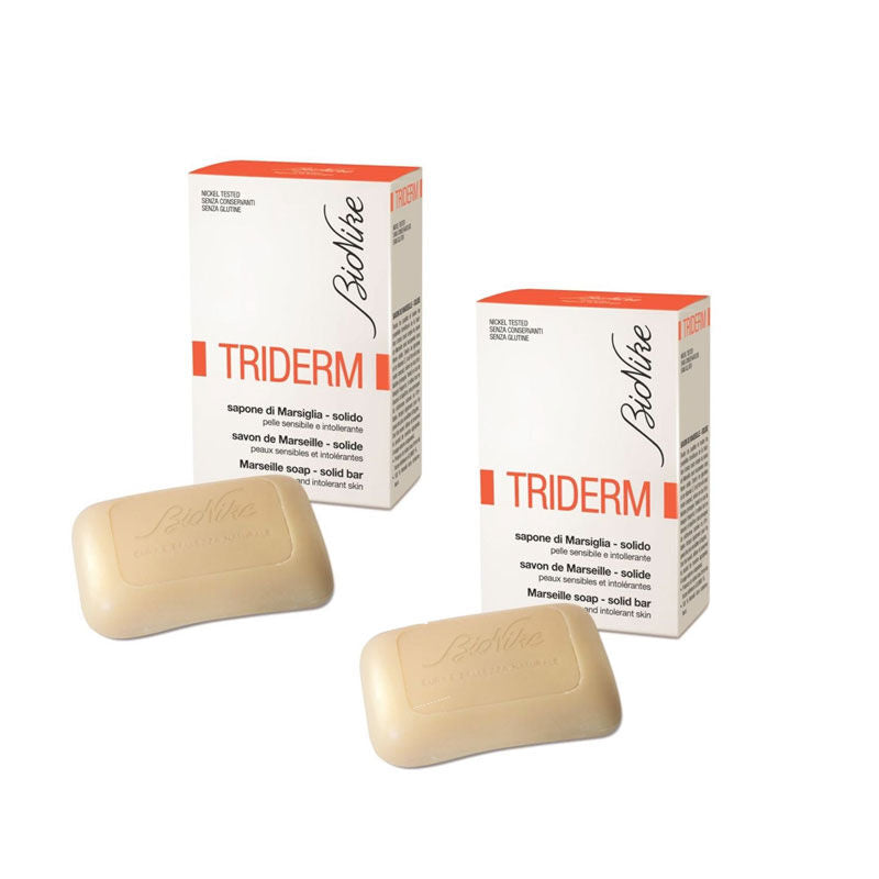 BioNike Triderm Solid Marseille Soap Bar Gentle Cleansing 2 x 100g