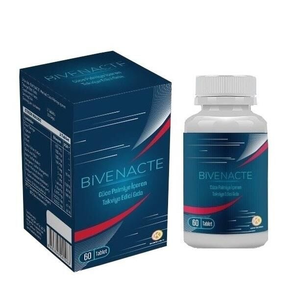 Kuazar Ilac Bivenacte Saw Palmetto Dietary Supplement 60 Tablets