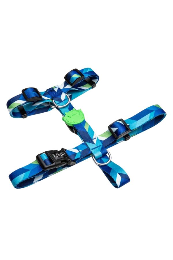 Lindo Blue Dream H-Type Dog Harness for Comfort & Control Medium