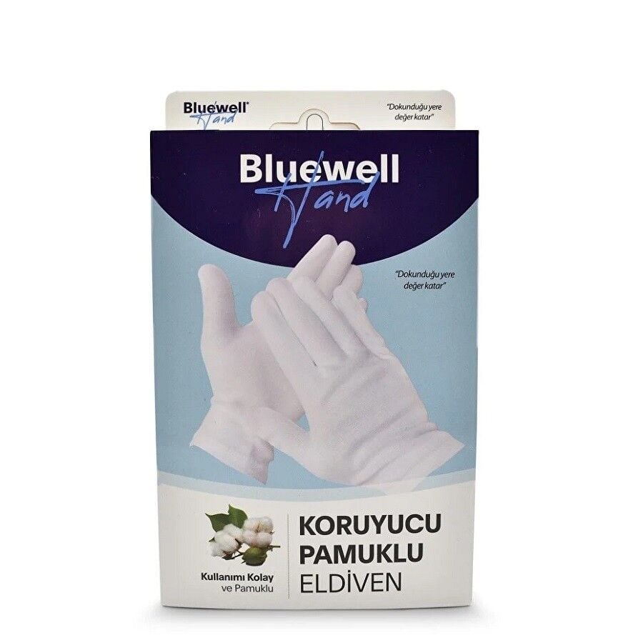Bluewell Protective Cotton Gloves for Sensitive Skin Small