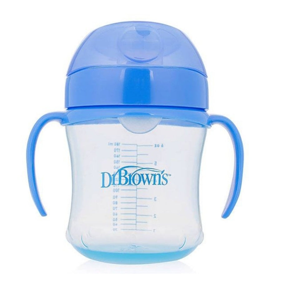 Dr. Brown's Soft Spout Transition Cup Blue 180 ml