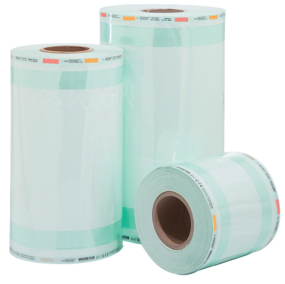Medster Steam Sterilization Roll with Dual Indicators 40cm x 200m