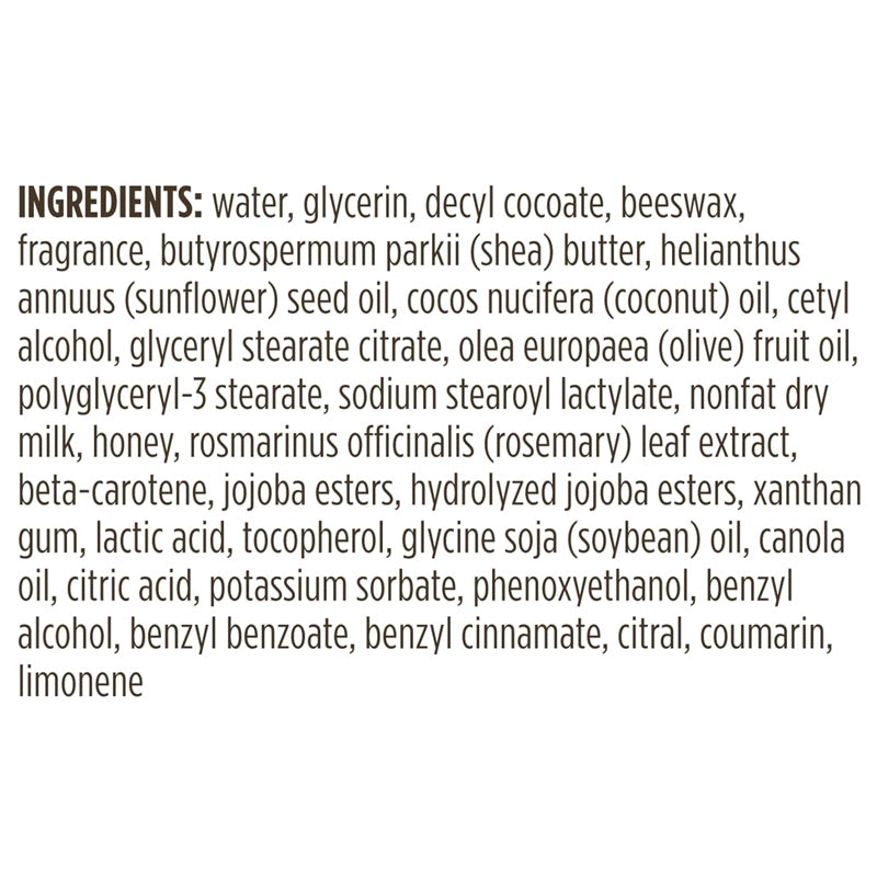 Burts Bees Milk and Honey Body Lotion for Normal to Dry Skin 170g