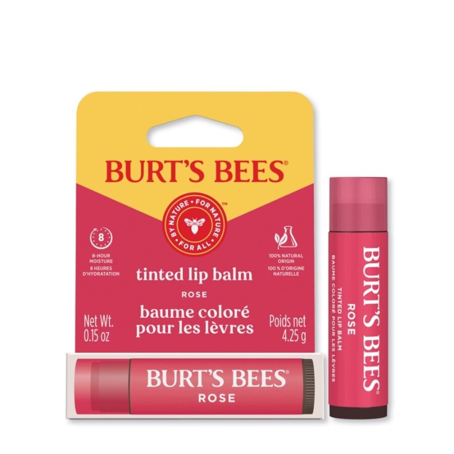 Burt's Bees Rose Tinted Lip Balm with Shea Butter 4.25g