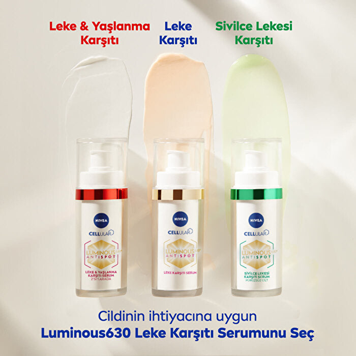 Nivea Luminous630 Anti-Aging Serum 30ml - Dark Spot Treatment | Skincare Expert