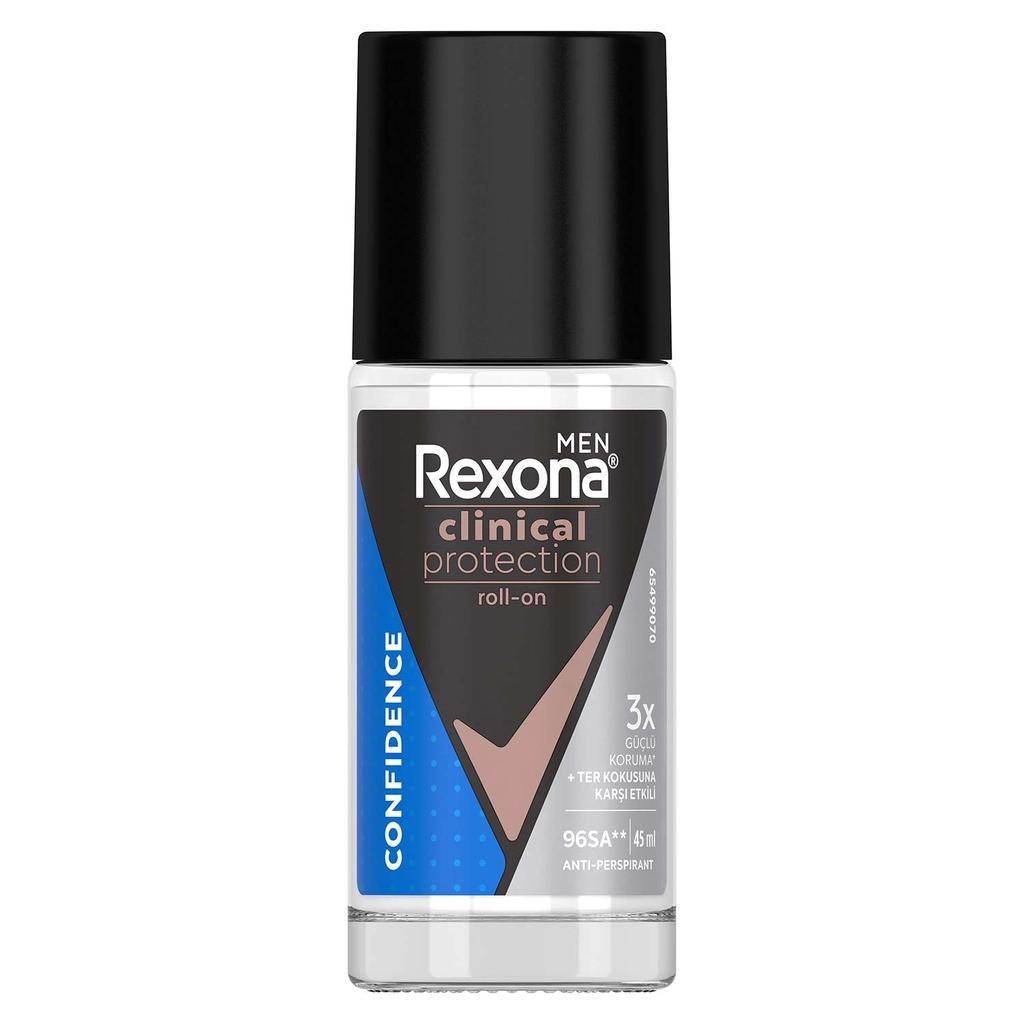 Rexona Men Clinical Protection Confidence Deodorant Roll On 45 ml