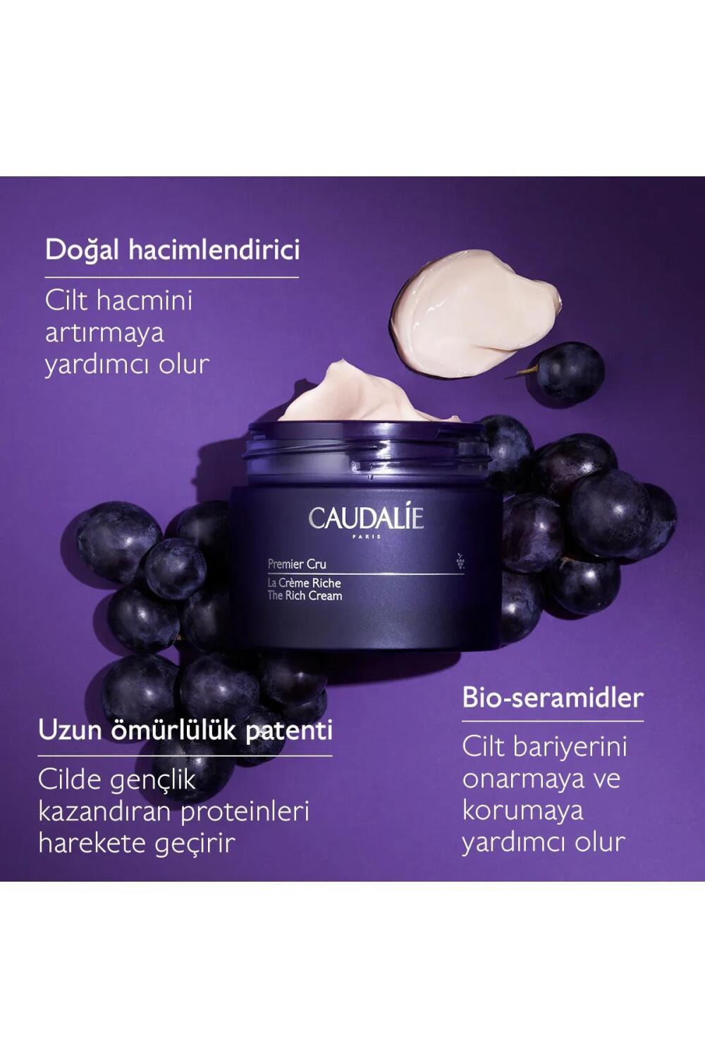 Caudalie Premier Cru The Cream Yedek Kapsül 2025 - Luxury Skincare Cream Refill Capsule for Dry or Sensitive Skin