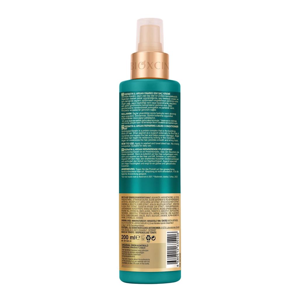 Bioxcin Keratin & Argan Repairing Liquid Conditioner 200 ml