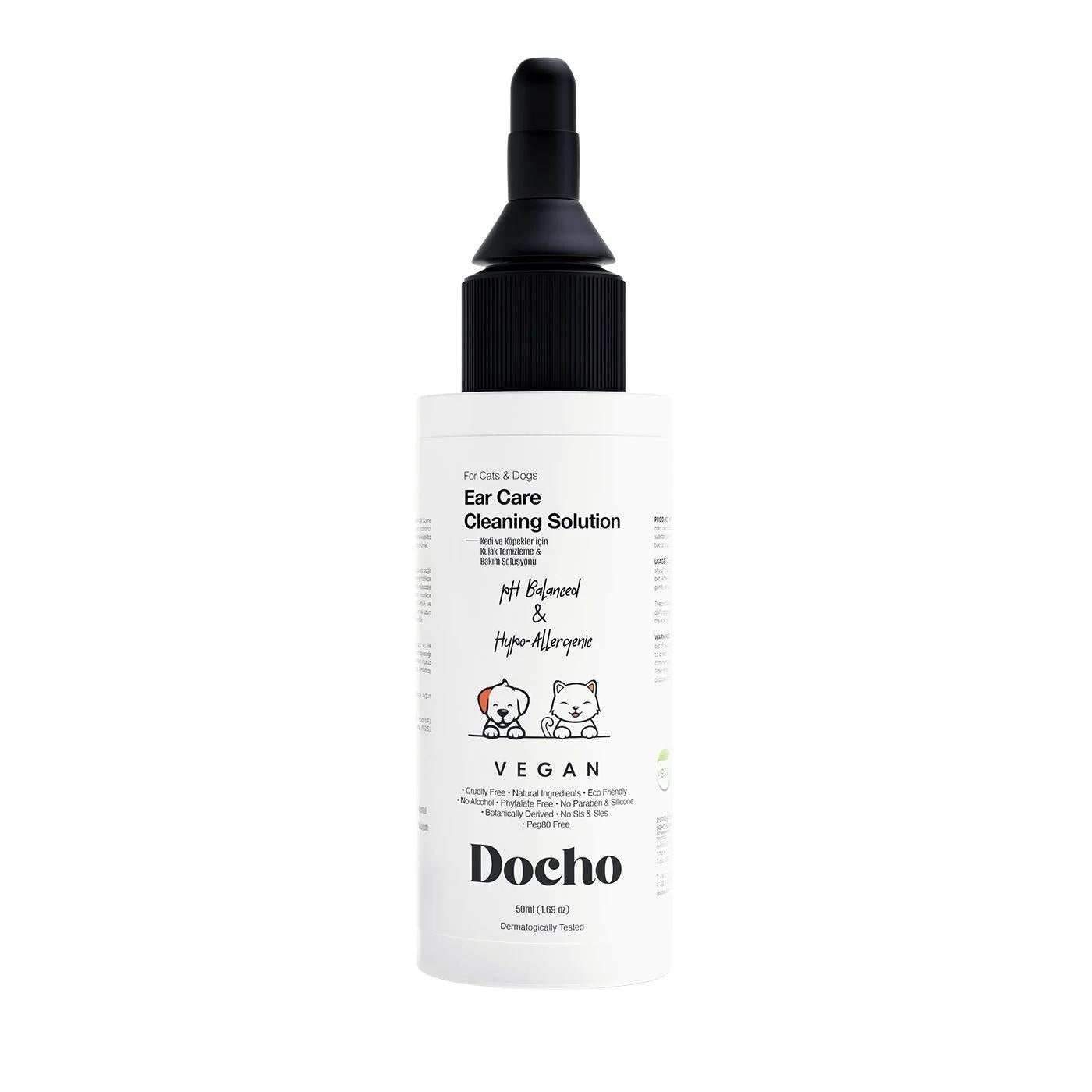 Docho Pet Ear Cleaning and Care Solution for Cats & Dogs 50 ml