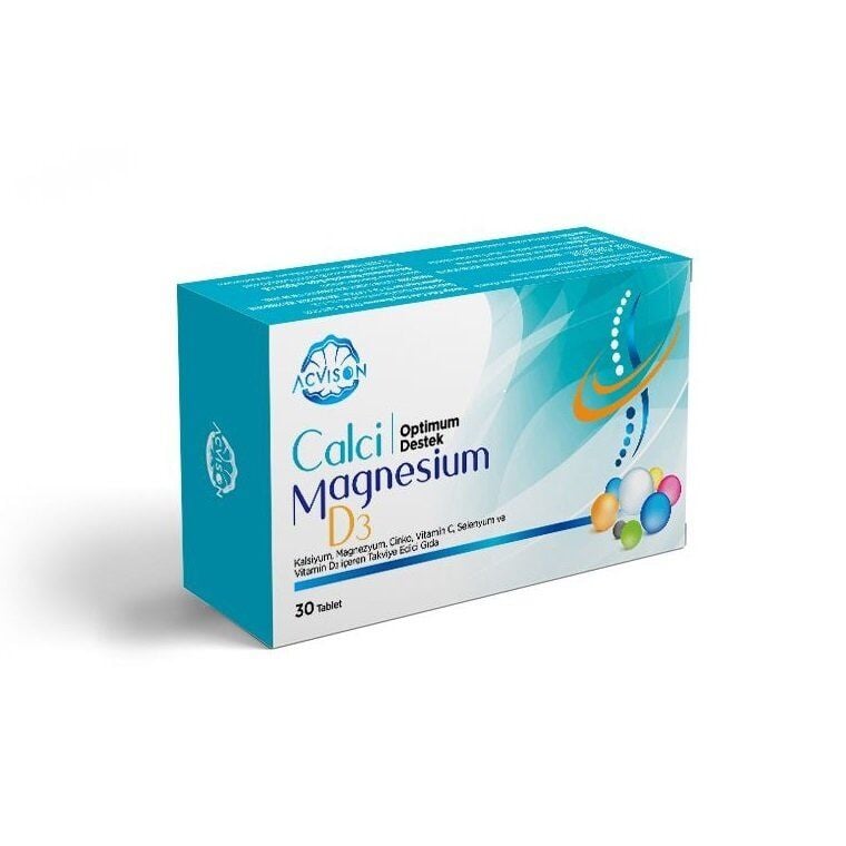 Acvison Calcimagnesium D3 Multi-Mineral Support 30 Tablets