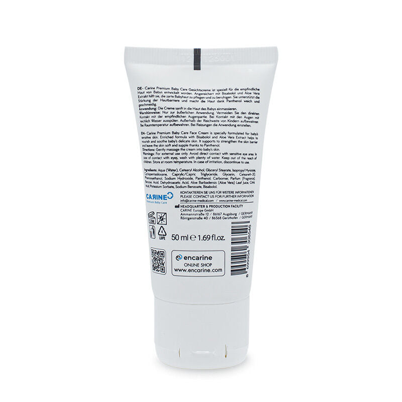 Carine Baby Face Cream with Aloe Vera & Bisabolol 50 ml