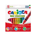 Carioca Wax Washable Pastel Crayons 12 Colors