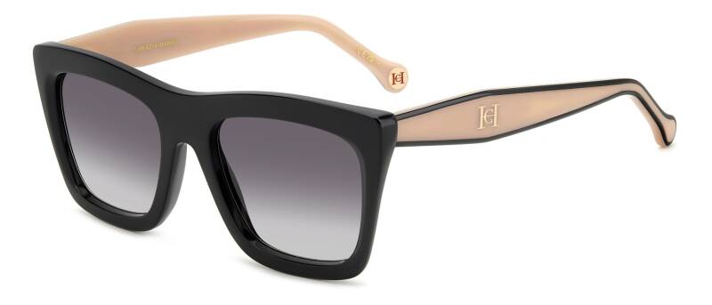Carolina Herrera HER 0226/S Women's Square Sunglasses - Black