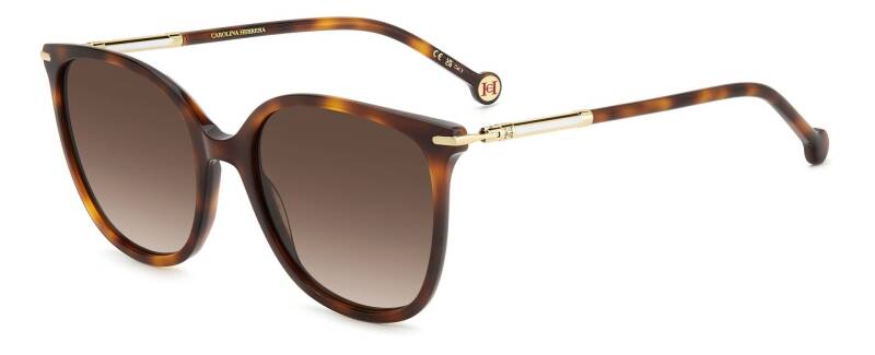 Carolina Herrera Her 0229/S Brown Women's Sunglasses 55mm