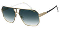 Carrera 1062/S Dark Blue Square Men's Sunglasses 62mm