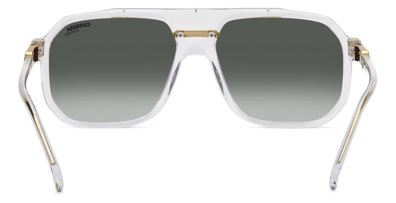 Carrera 1077/S Rectangular Green Lens Men's Sunglasses 60mm