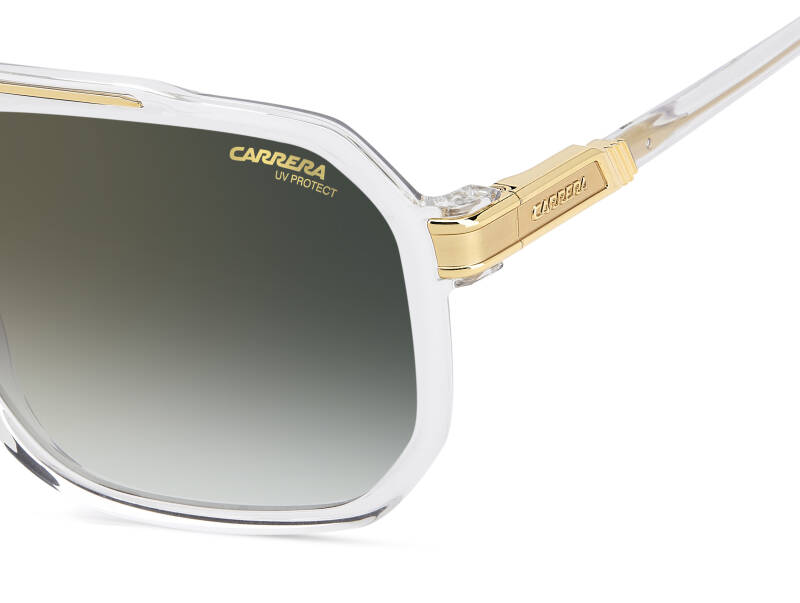 Carrera 1077/S Rectangular Green Lens Men's Sunglasses 60mm