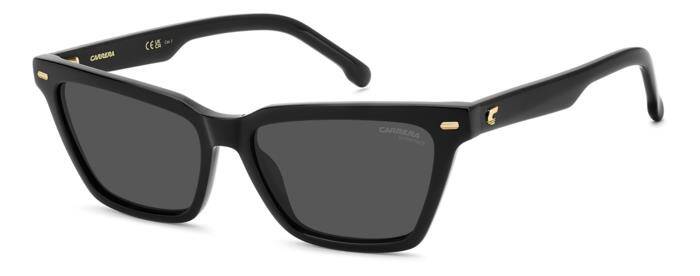 Carrera 3083/S Women's Square Sunglasses Black 55mm