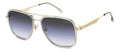 Carrera 3089/S Women's Square Sunglasses Grey Gradient 58mm
