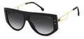Carrera 3099/S Women's Square Sunglasses Black 59mm