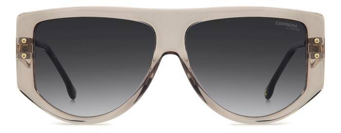 Carrera 3099/S Women's Square Sunglasses Gold and Brown 59mm