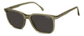Carrera 367/S Men's Square Sunglasses with Grey Lenses 55mm