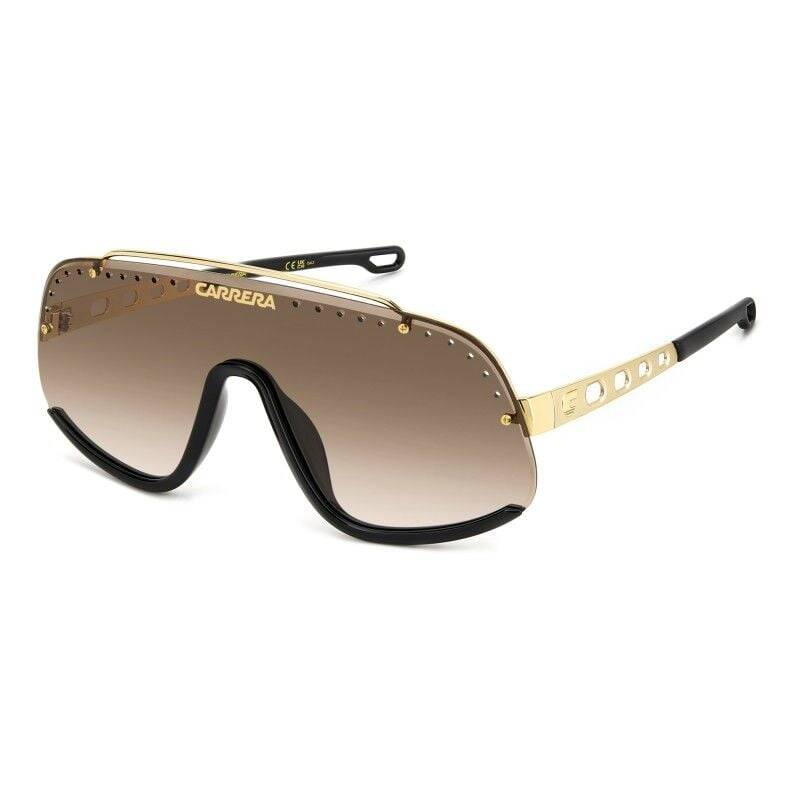 Carrera Flaglab 16 Unisex Aviator Sunglasses Black Brown Green