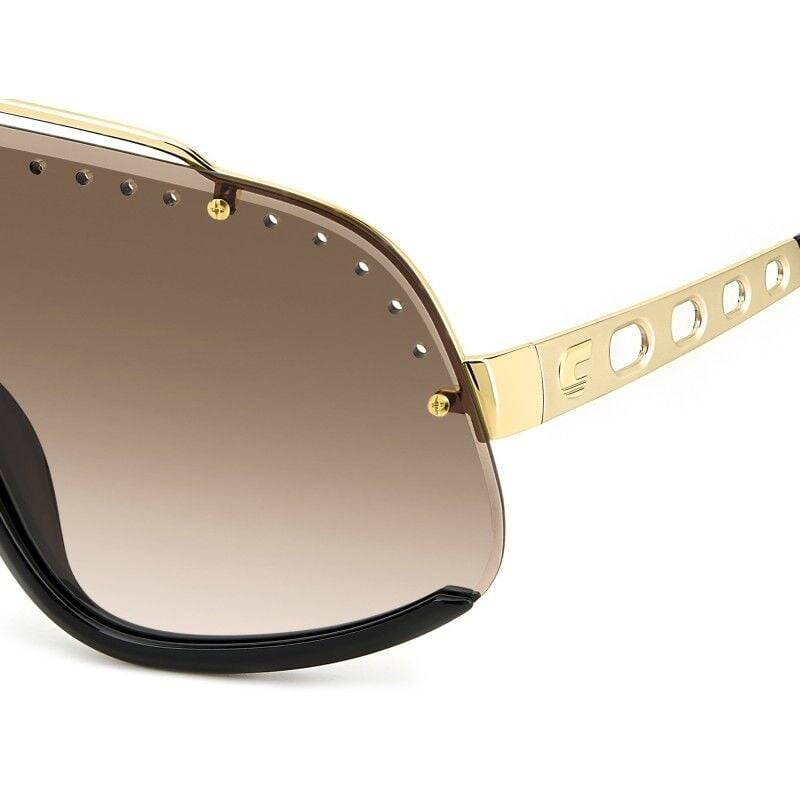 Carrera Flaglab 16 Unisex Aviator Sunglasses Black Brown Green